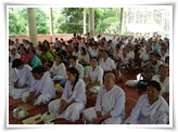 โครงการปฏิบัติธรรมปริวาสกรรมและบวชศรีรจาริณี (บวชชีพราหมณ์) และกิจกรรมวันวิสาขบูชา
